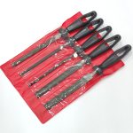 Thunder Bolt 6" File Set With Handle (6Pcs)