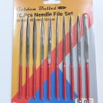 Golden Bullet Needle File Set 14cm (10 Pcs)