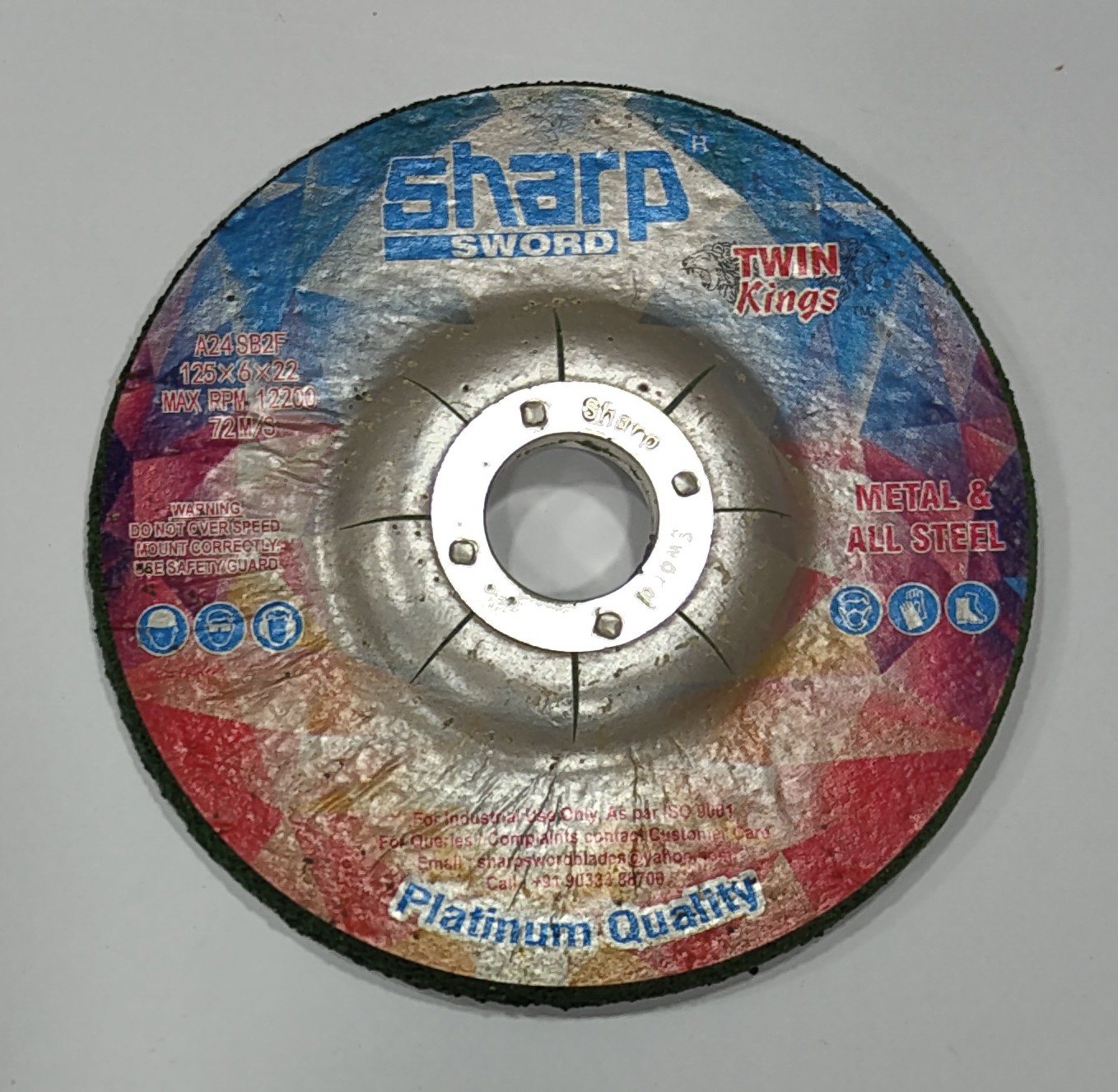 IMG_20240508_191547959 Sharp Grinding Wheel 5" X 6mm Green - Image 1