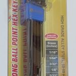 Multitec Extra Long Ball Allen Key Set Inches