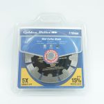 Golden Bullet Diamond Blade Segmented Black 4"