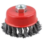 Asg Cup Wire Brush 3" X 10mm Twisted