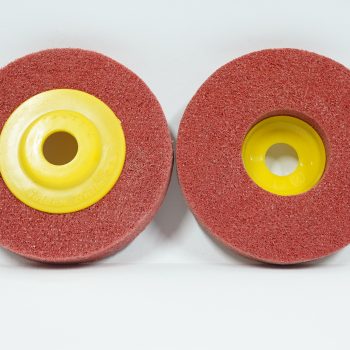 Golden Bullet Non Woven Polishing Wheel 4" X 15mm Pink