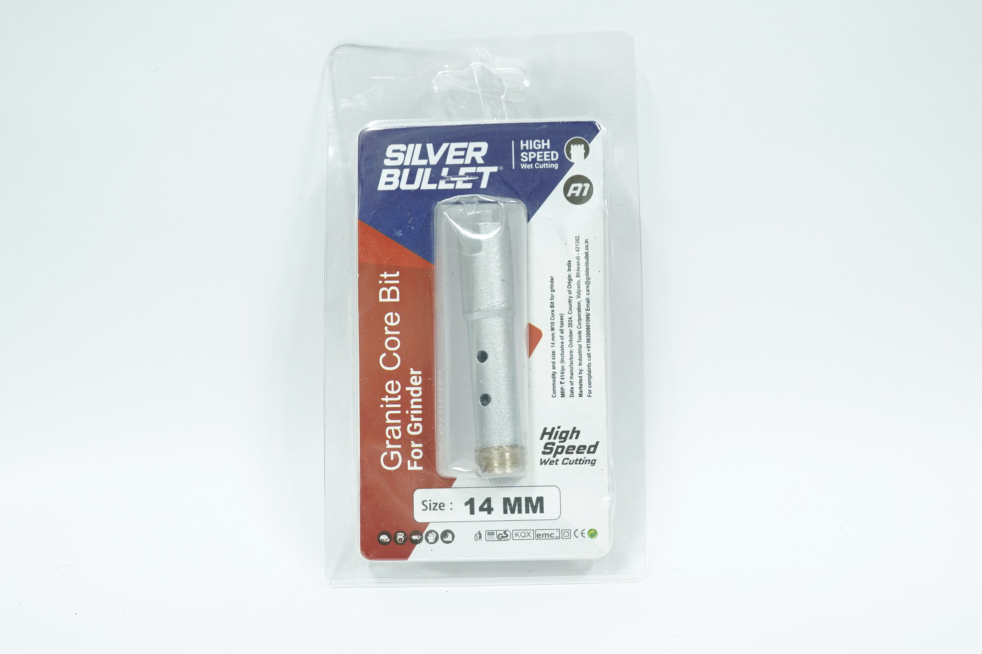 core bit 14mm Silver Bullet Granite Core Bit For AG M/c 14 X 65 - Image 1