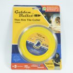 Golden Bullet Diamond Blade Yellow Thin Rim Tile 4"
