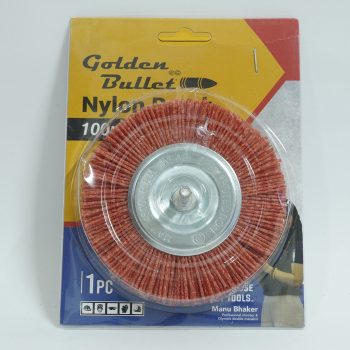Golden Bullet Spindle Wire Brush Nylon 100mm