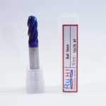 Ruhi Solid Carbide Ballnose Endmill 55 Hrc Blue 10m