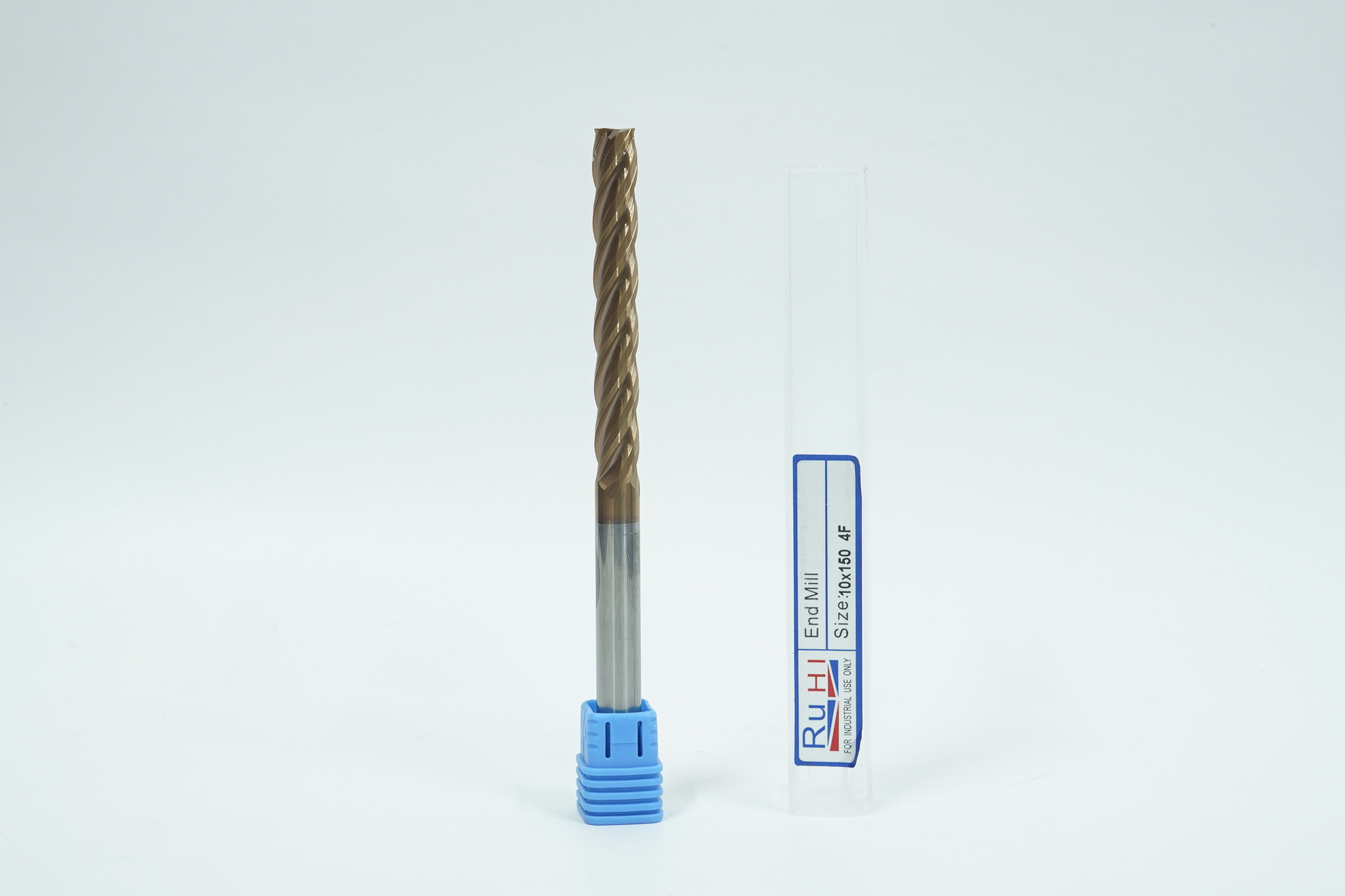 solid carbide flat endmill 10x150 Ruhi Solid Carbide Flat End Mill 10x150 mm - Image 1