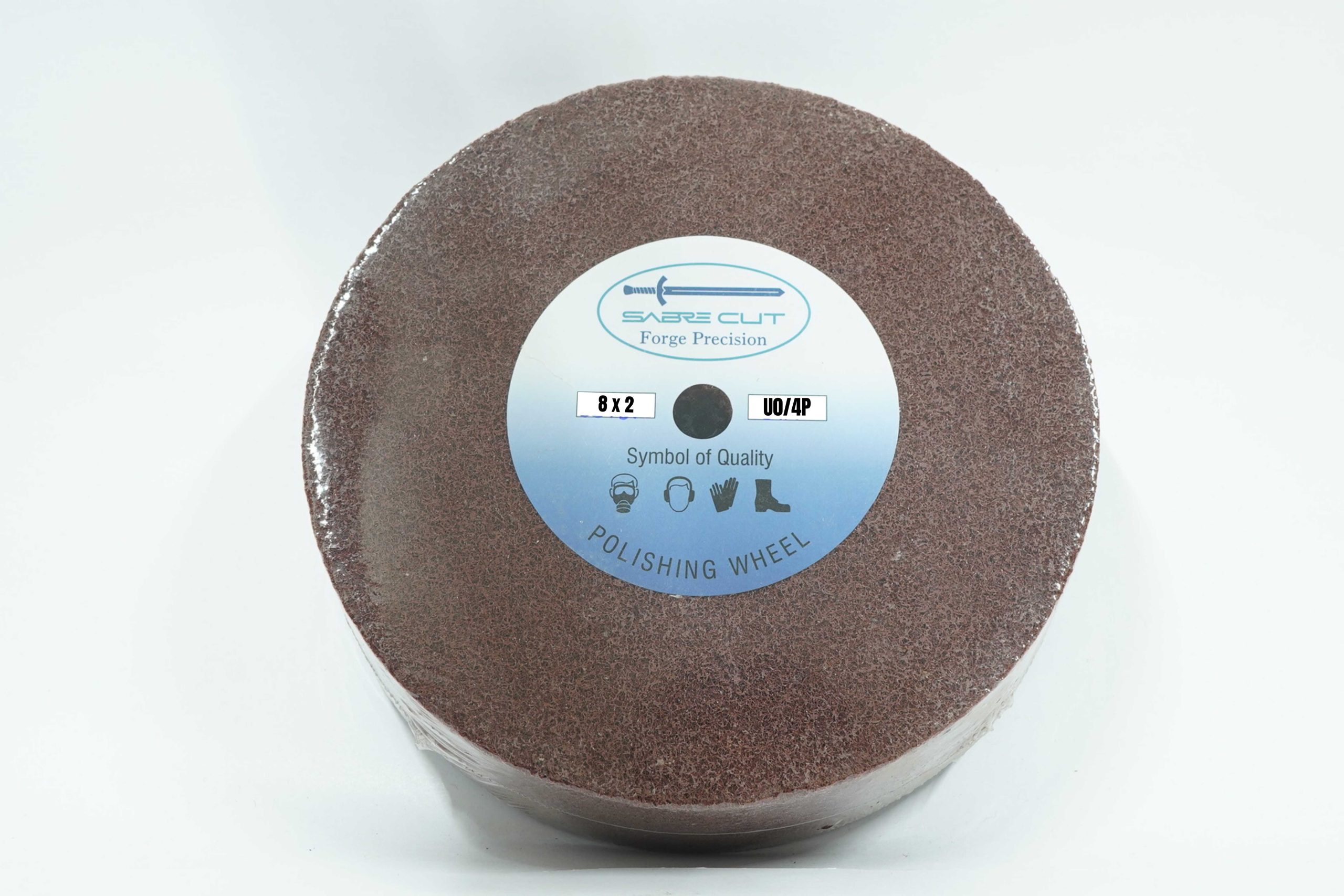 polishing wheel 8x2 u0 Sabre Cut Non-Woven Polishing Wheel 8" X 2" U0/4P - Image 1